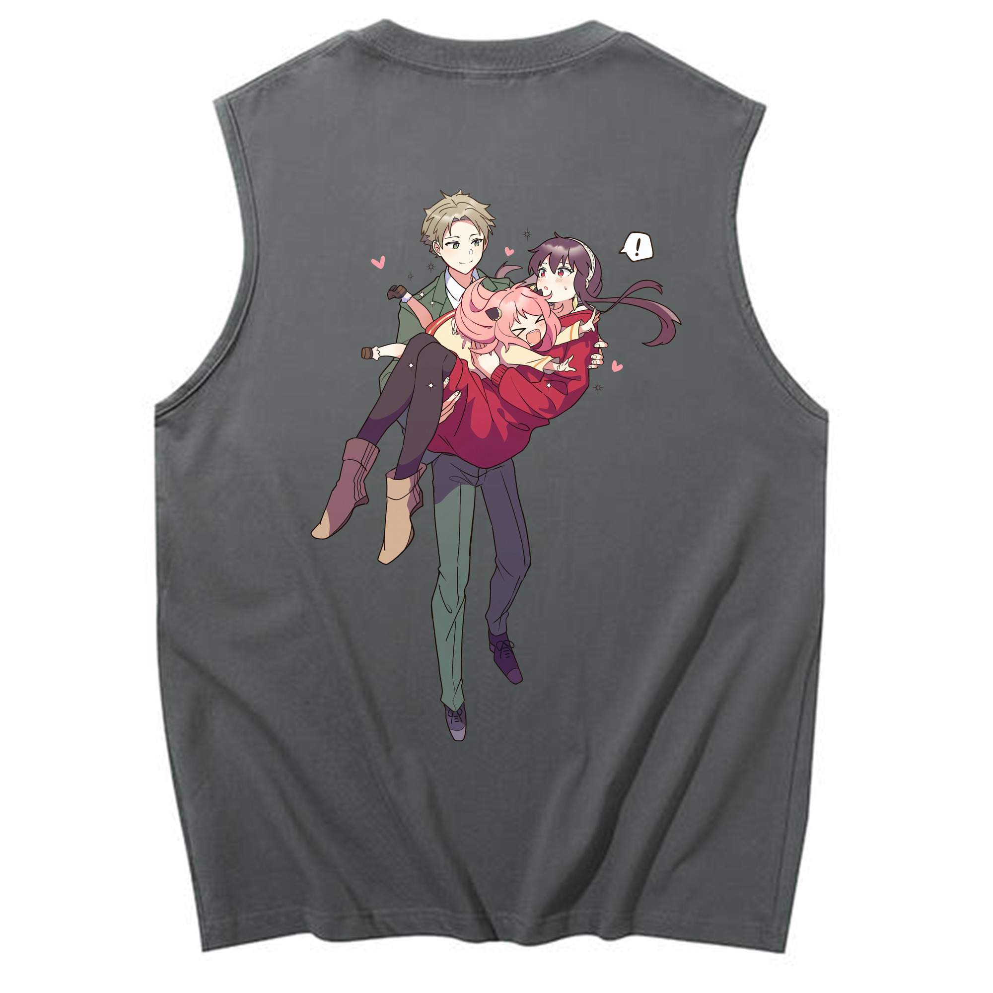 （画像用） SPY×FAMILY间谍家家酒 コットン100％タンクトップ（背面プリント）